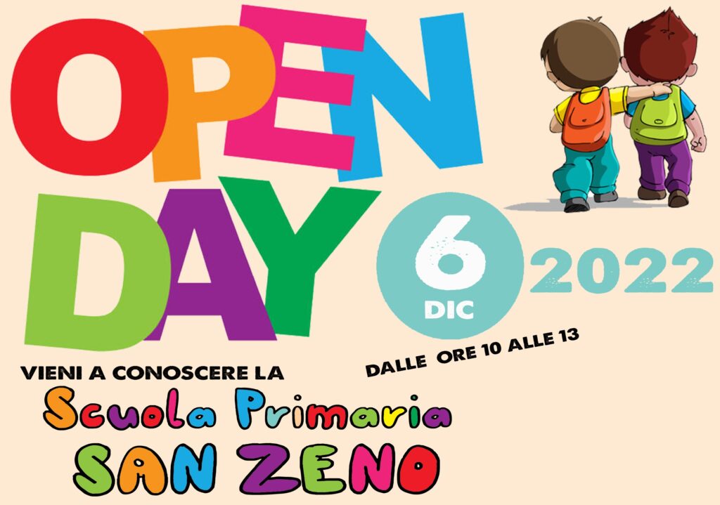 OPEN DAY SCUOLA PRIMARIA “SAN ZENO”